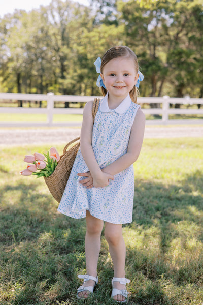 The Proper Peony Parkside Pima Forget Me Not Dress