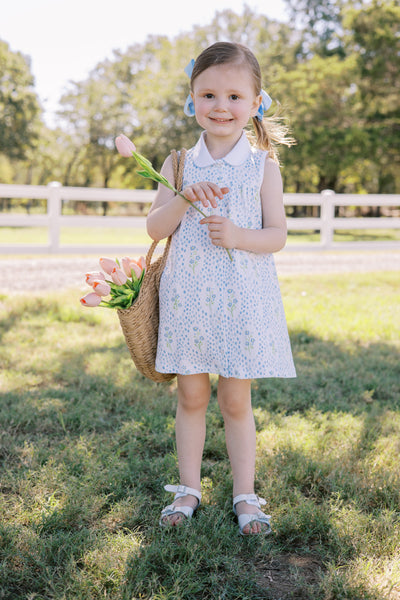 The Proper Peony Parkside Pima Forget Me Not Dress