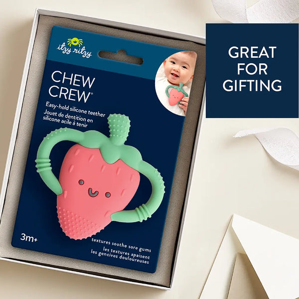 Itzy Ritzy Teether - Strawberry Chew Crew