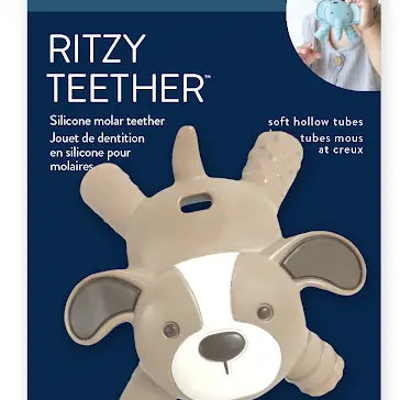 Itzy Ritzy Silicone Baby  Molar Teether - Puppy