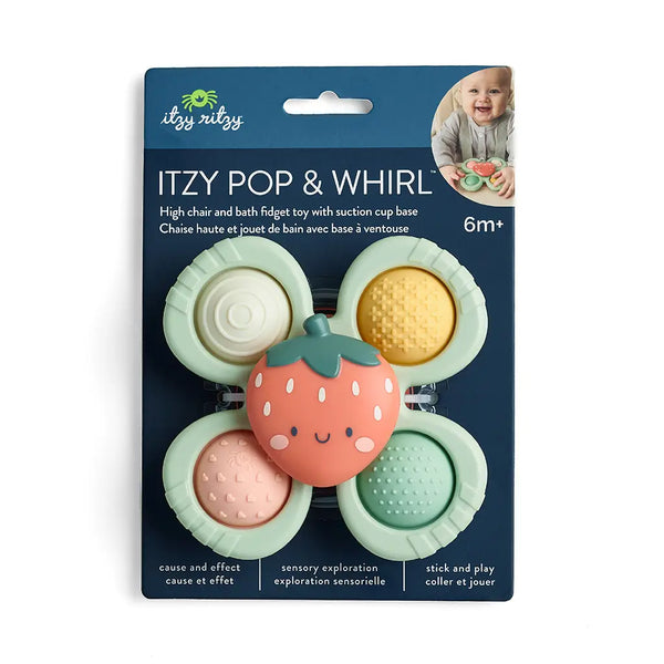 Itzy Ritzy Teether - Pop & Twirl Strawberry