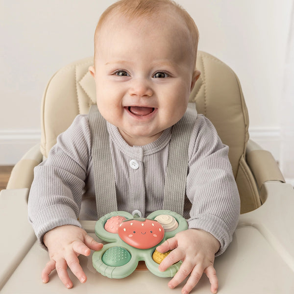 Itzy Ritzy Teether - Pop & Twirl Strawberry