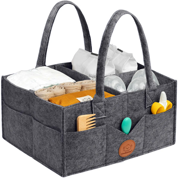 Original Baby Diaper Caddy Organizer For Nursery, Storage - Gray