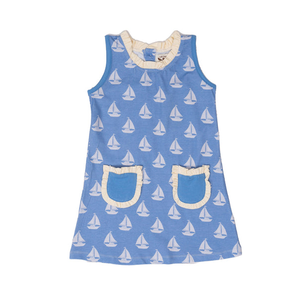 The Oaks Apparel Dress - Blue Sail Away Dress