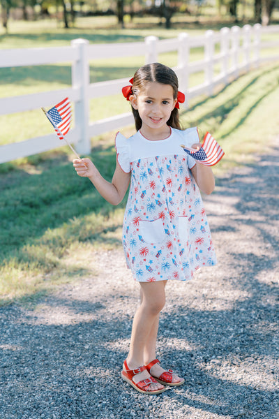 The Proper Peony Parkside Pima Patriotic Dress