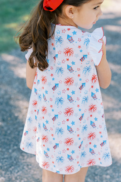 The Proper Peony Parkside Pima Patriotic Dress