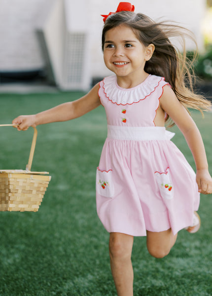 The Proper Peony Classic Savannah Strawberry Dress Pink