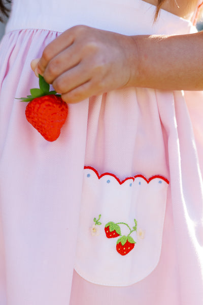 The Proper Peony Classic Savannah Strawberry Dress Pink