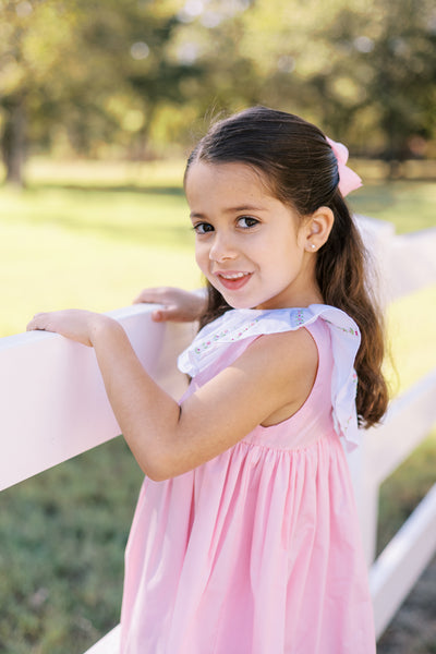 The Proper Peony Classic  Vivian Collar Dress - Pink