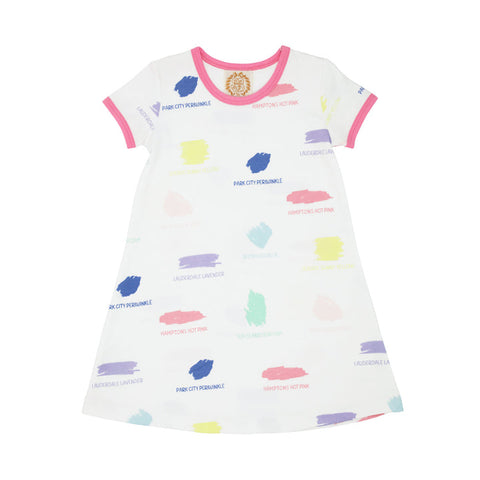 Polly Play Dress - Sir Proper's Pagoda w/ Park City Periwinkle